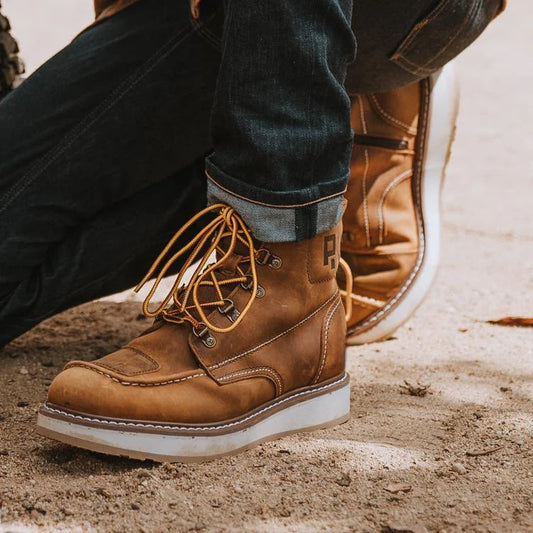 Magnolia Sided Zip Safe Work Boots