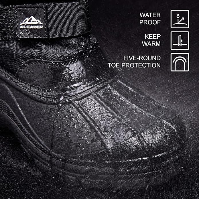 Men's Winter Waterproof Insulated Snow Boots