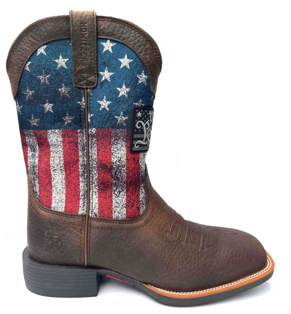 Howitzer Style Men's Boots Shoes Freedom Stamp Military Grunt MFG