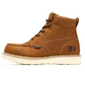 Edgewood Steel Toe Waterproof Shoes Men's 6-Inch Brown Work Boots