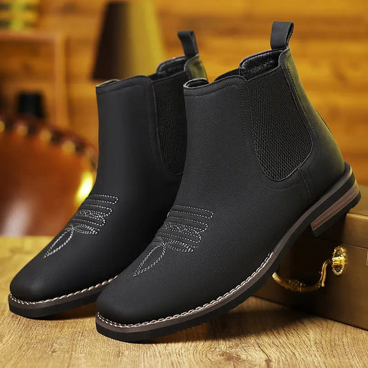 Centaur Leather Ankle Boots