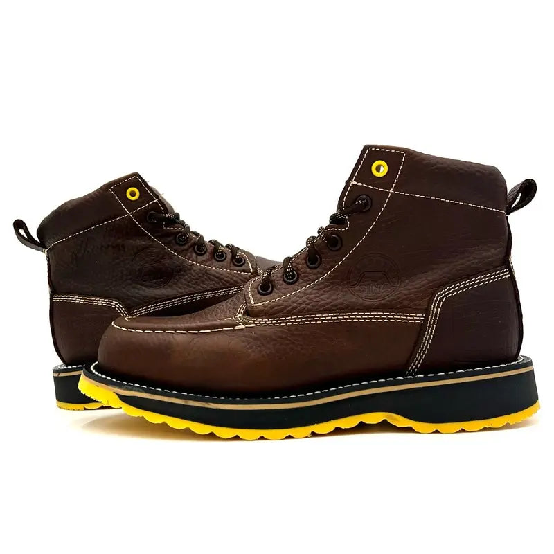 Silver Bull Handcrafted Classic Moc Toe Work Boot