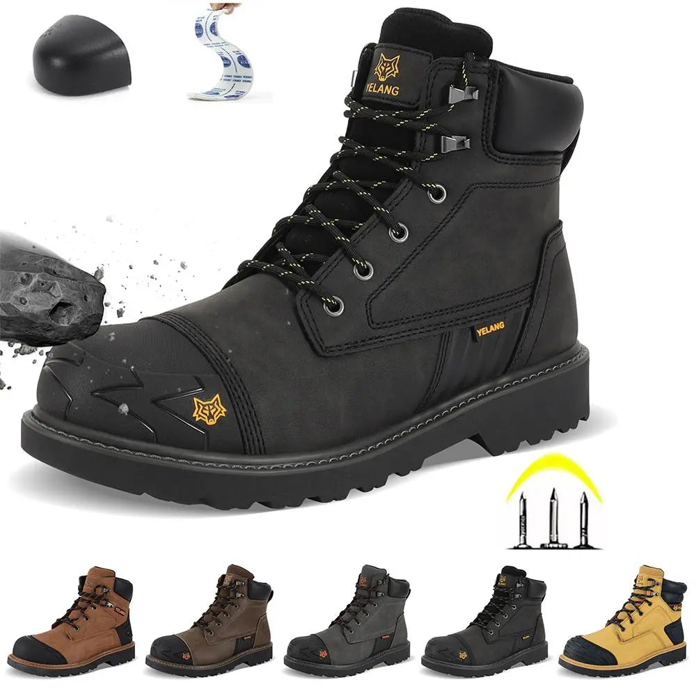 Men's Steel Toe Safety Work Boot