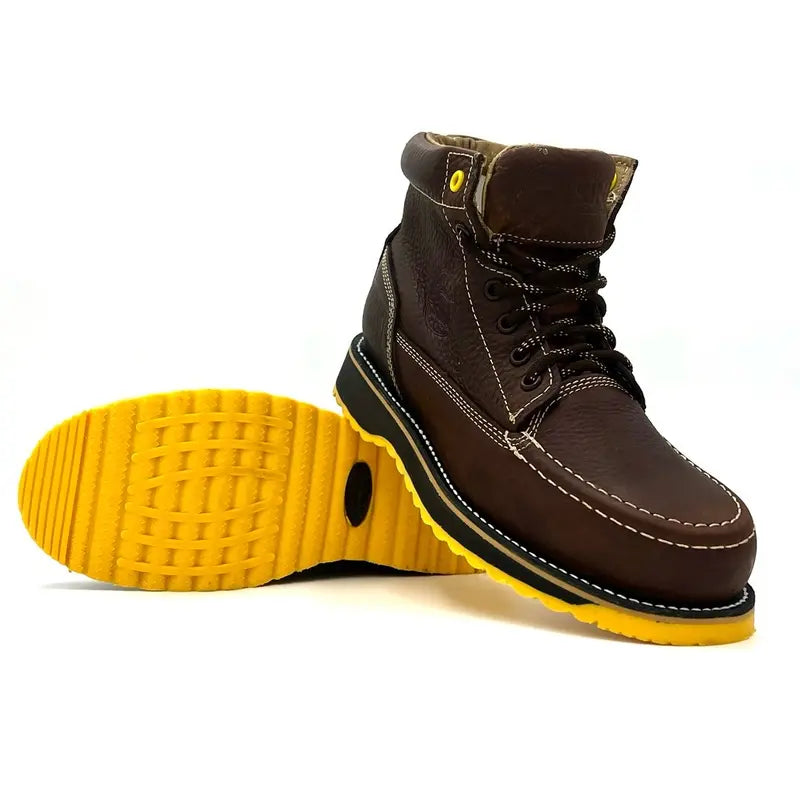 Silver Bull Handcrafted Classic Moc Toe Work Boot