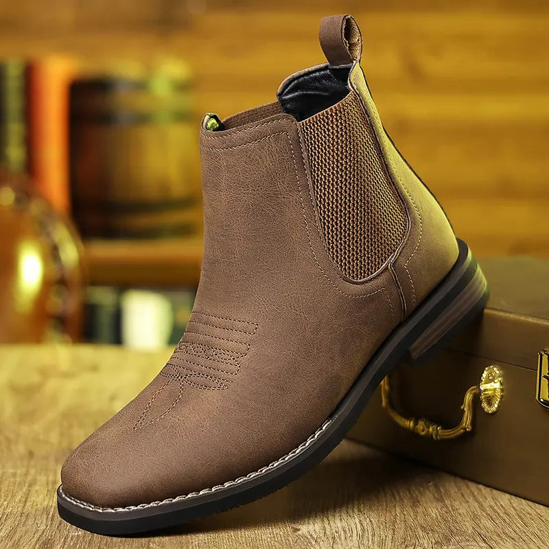 Centaur Leather Ankle Boots
