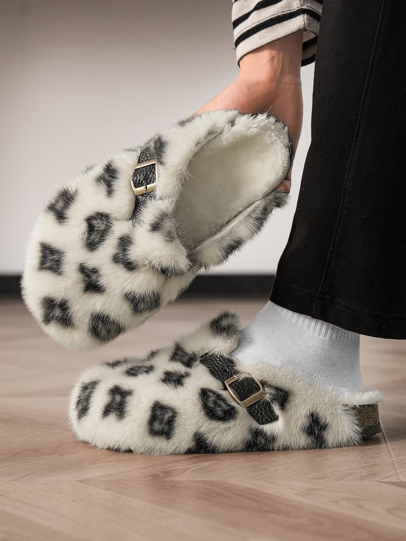 Women And Men's High Quality Faux Fur Slippers