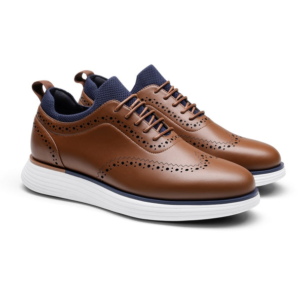 Men's Casual Wingtip Dress Sneakers