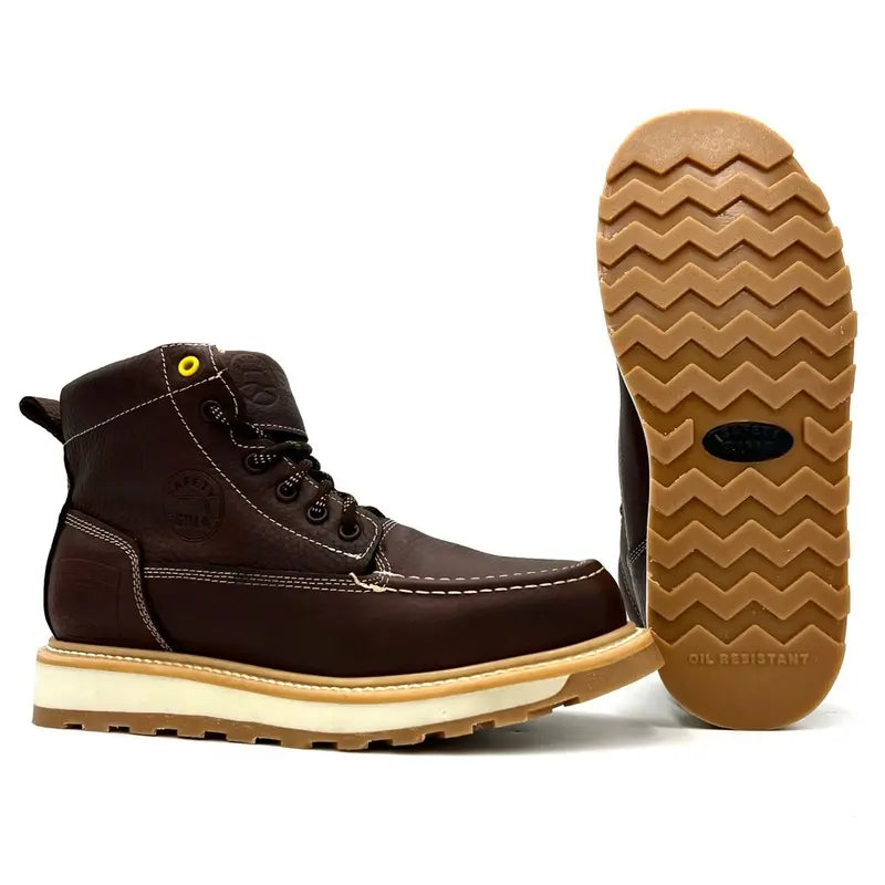 Silver Bull Handcrafted Classic Moc Toe Work Boot