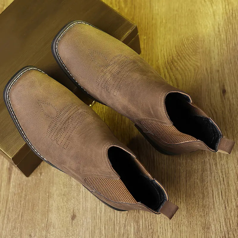 Centaur Leather Ankle Boots