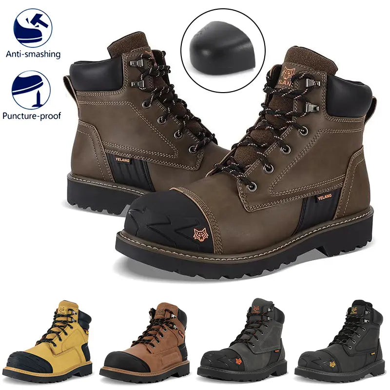 Men's Steel Toe Safety Work Boot