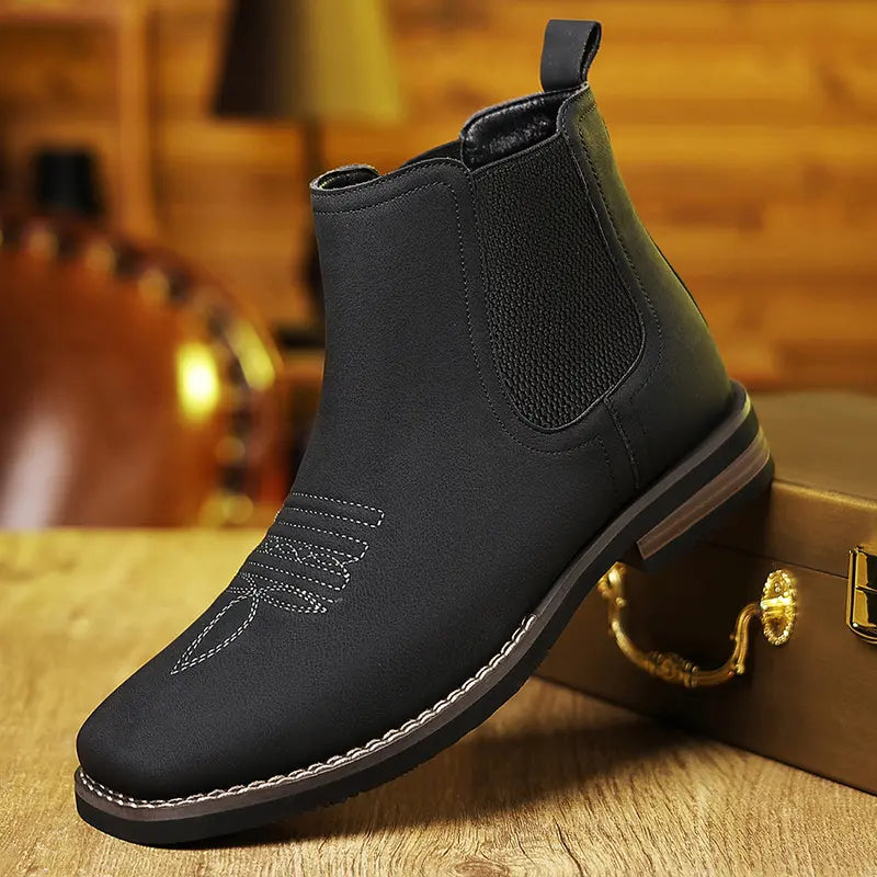Centaur Leather Ankle Boots