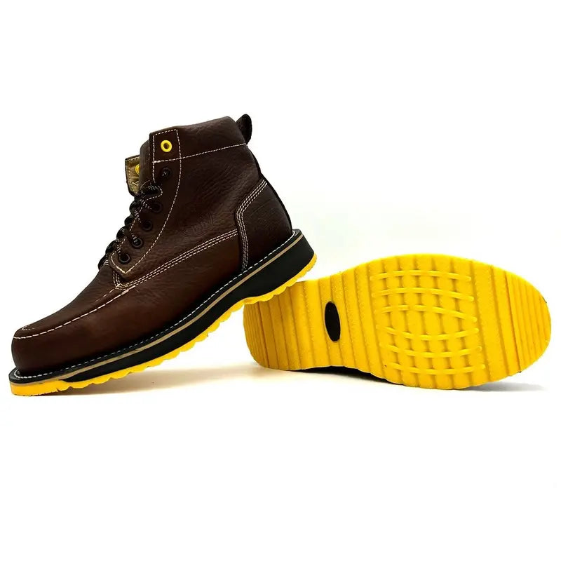 Silver Bull Handcrafted Classic Moc Toe Work Boot