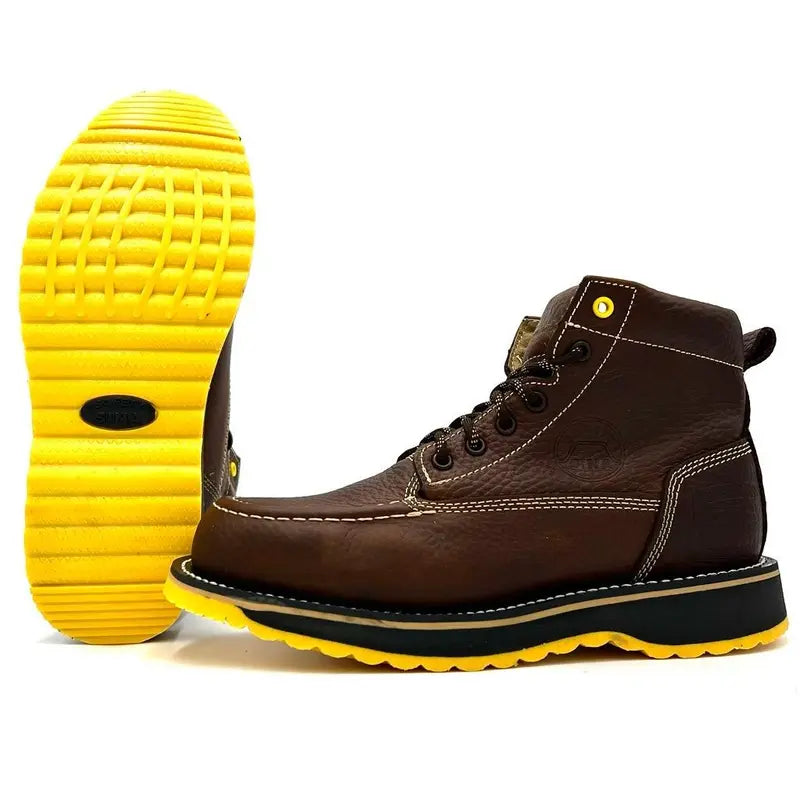 Silver Bull Handcrafted Classic Moc Toe Work Boot