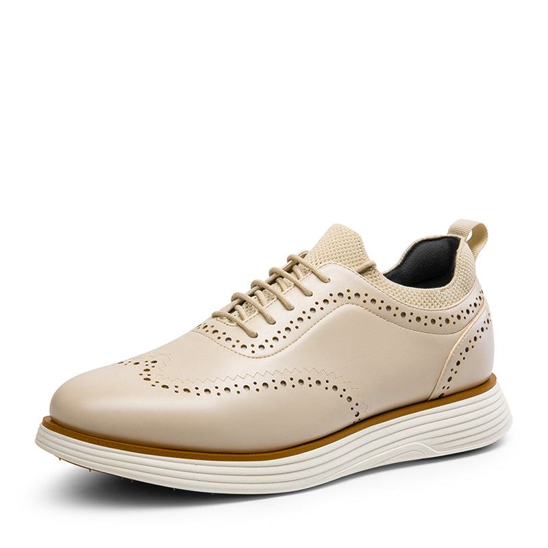 Men's Casual Wingtip Dress Sneakers