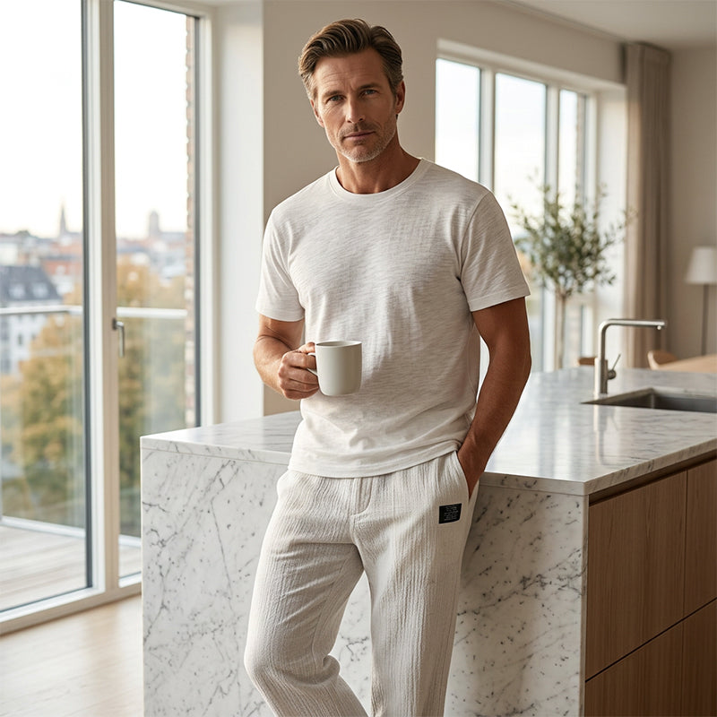 💕Limited Sale 70% OFF!!💕Breathable Straight-Leg Trousers for Men