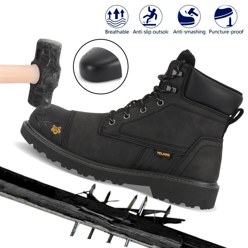 Men's Steel Toe Safety Work Boot