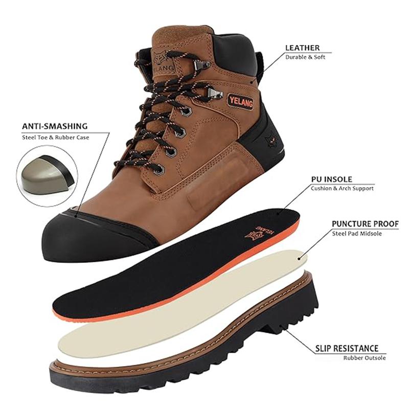 Men's Steel Toe Safety Work Boot