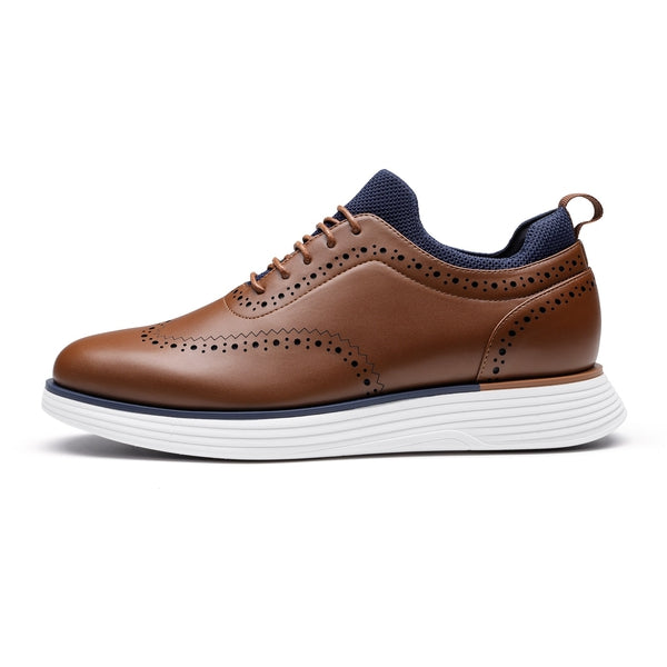 Men's Casual Wingtip Dress Sneakers