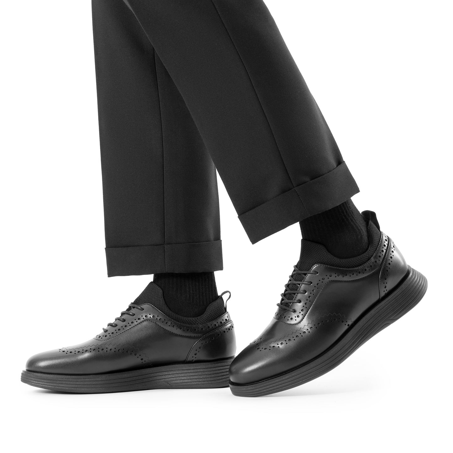 Men's Casual Wingtip Dress Sneakers