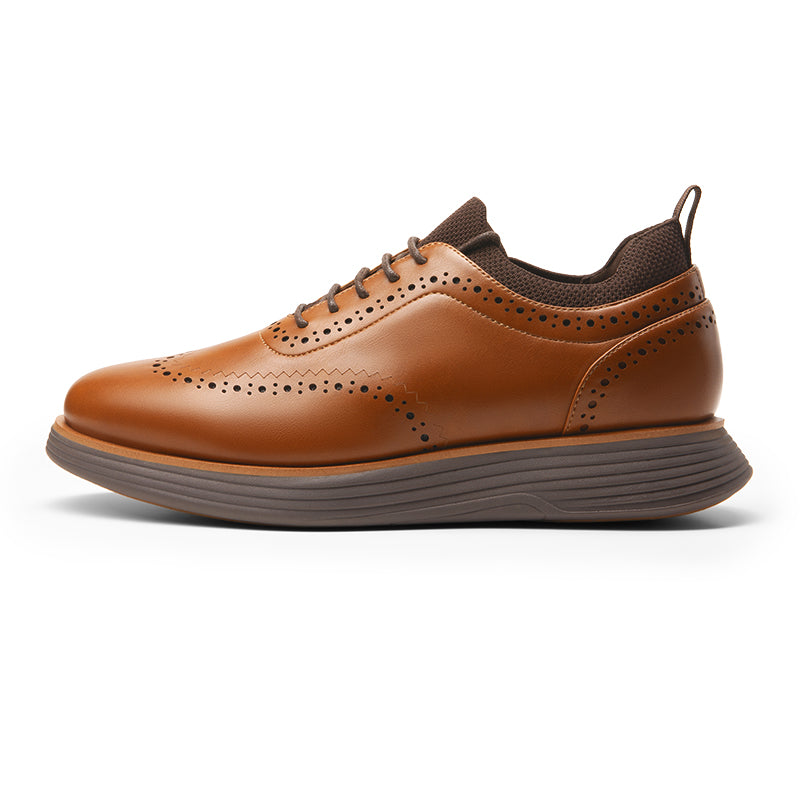Men's Casual Wingtip Dress Sneakers
