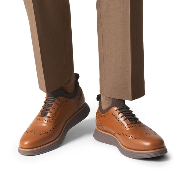 Men's Casual Wingtip Dress Sneakers