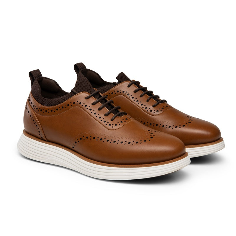 Men's Casual Wingtip Dress Sneakers