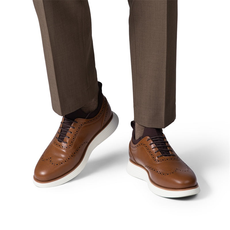 Men's Casual Wingtip Dress Sneakers