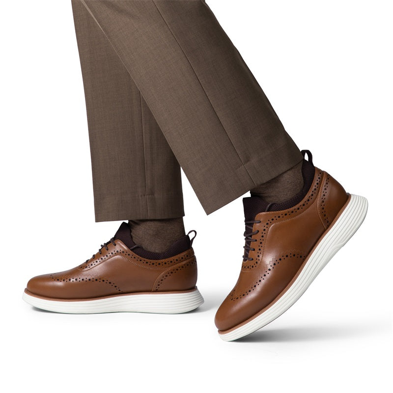 Men's Casual Wingtip Dress Sneakers