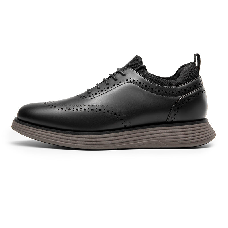 Men's Casual Wingtip Dress Sneakers