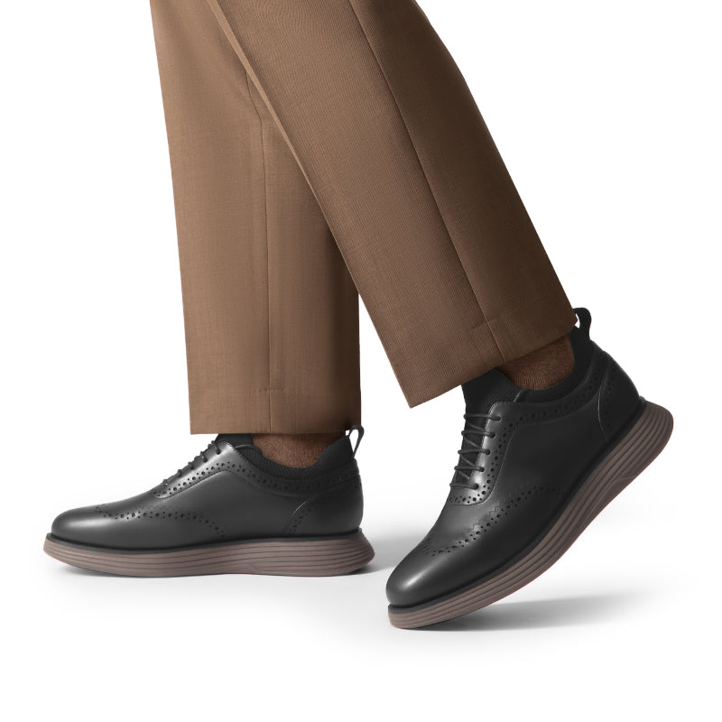 Men's Casual Wingtip Dress Sneakers