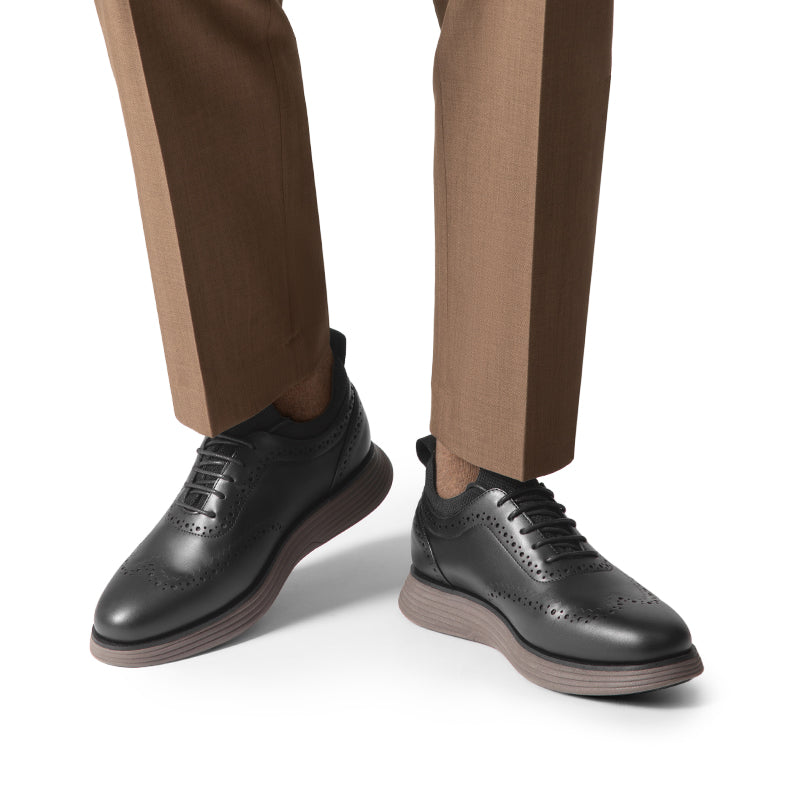 Men's Casual Wingtip Dress Sneakers