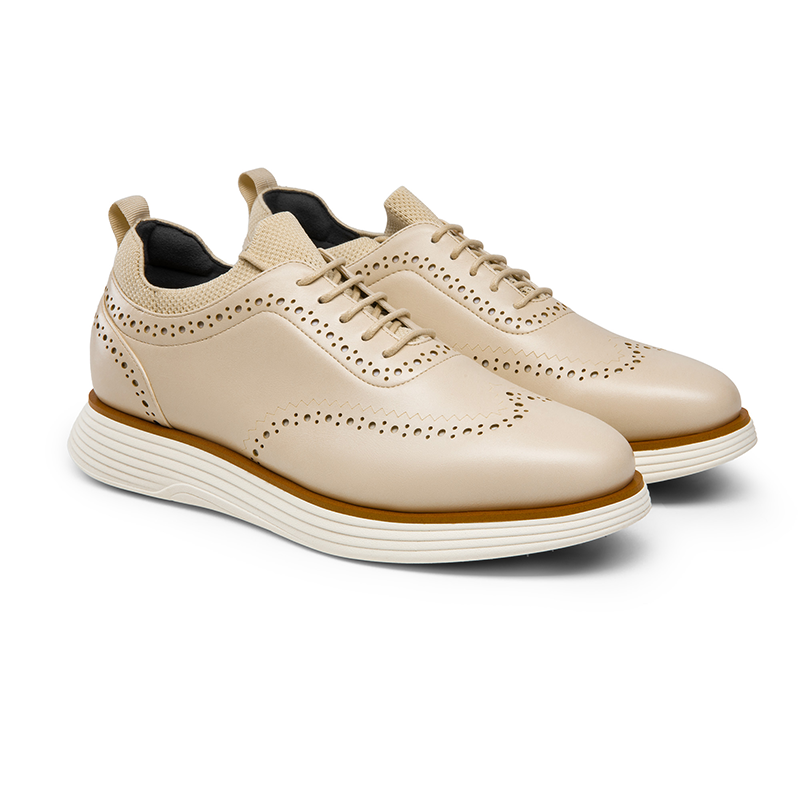 Men's Casual Wingtip Dress Sneakers