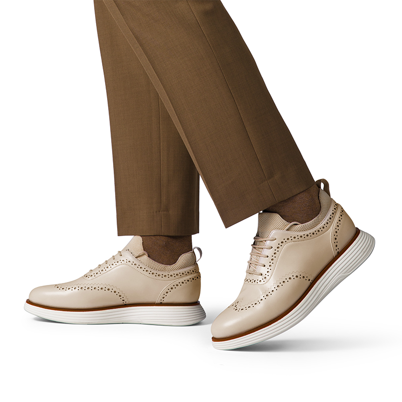 Men's Casual Wingtip Dress Sneakers