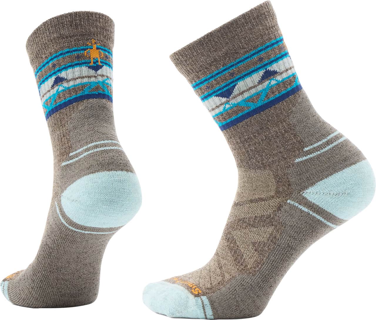 Smartwool Hike Light Cushion Zig Zag Valley Mid Crew Socks - Men's