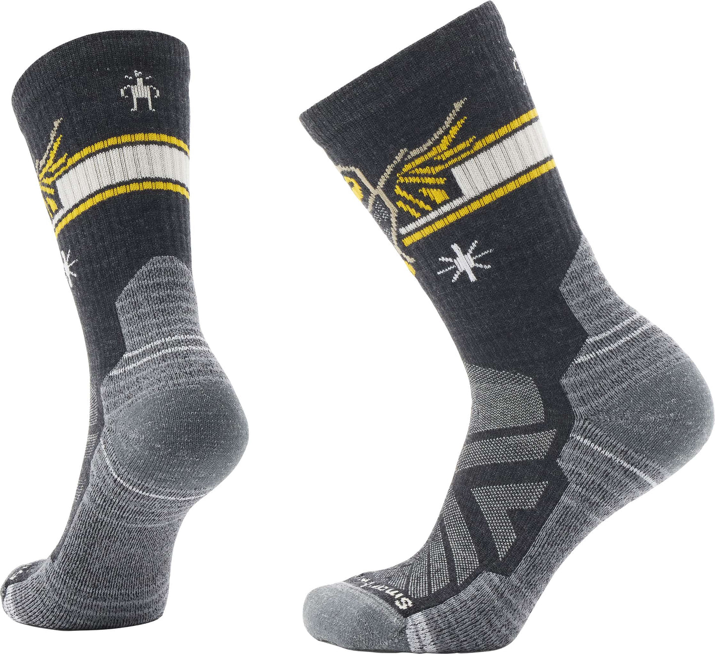Smartwool Hike Light Cushion Zig Zag Valley Mid Crew Socks - Men's