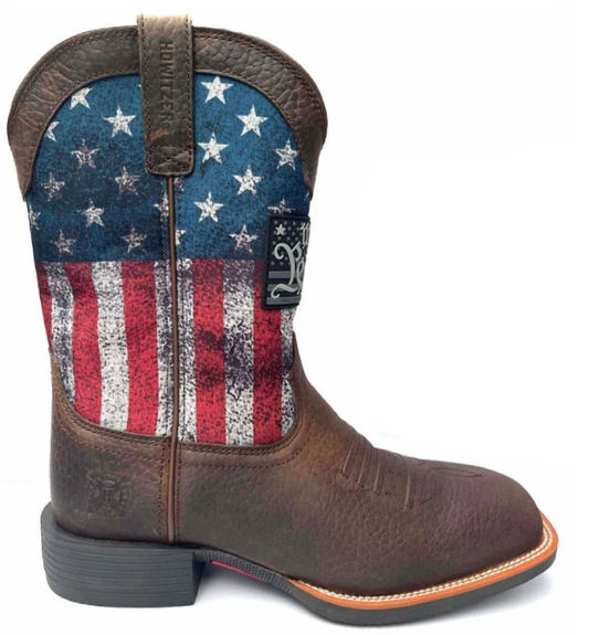 Howitzer Style Men's Boots Shoes Freedom Stamp Military Grunt MFG