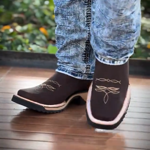 Men's Western Cowboy Boots – Square Toe