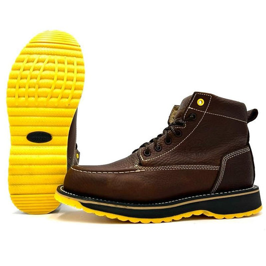 Silver Bull Handcrafted Classic Moc Toe Work Boot