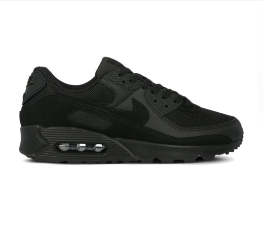 Men's Low-Top Triple Black Athletic Sneakers