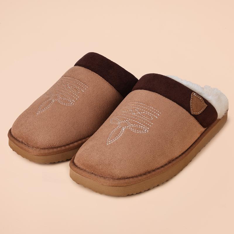 OOW Cowboy Boot Slippers For Western House Slippers Indoor