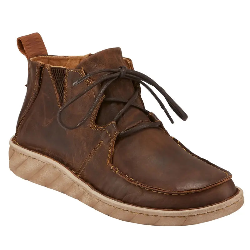 Moc Toe Chukka Casual Boots Ankle - Brown