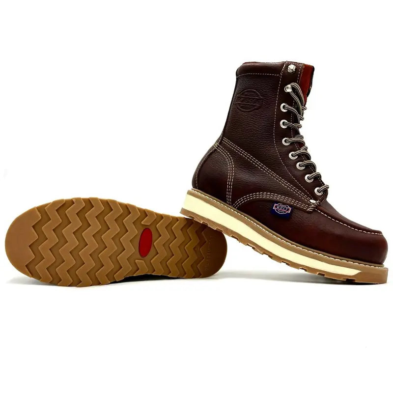 White Wolf 8 Inch Lacer Moc Toe Work Boot