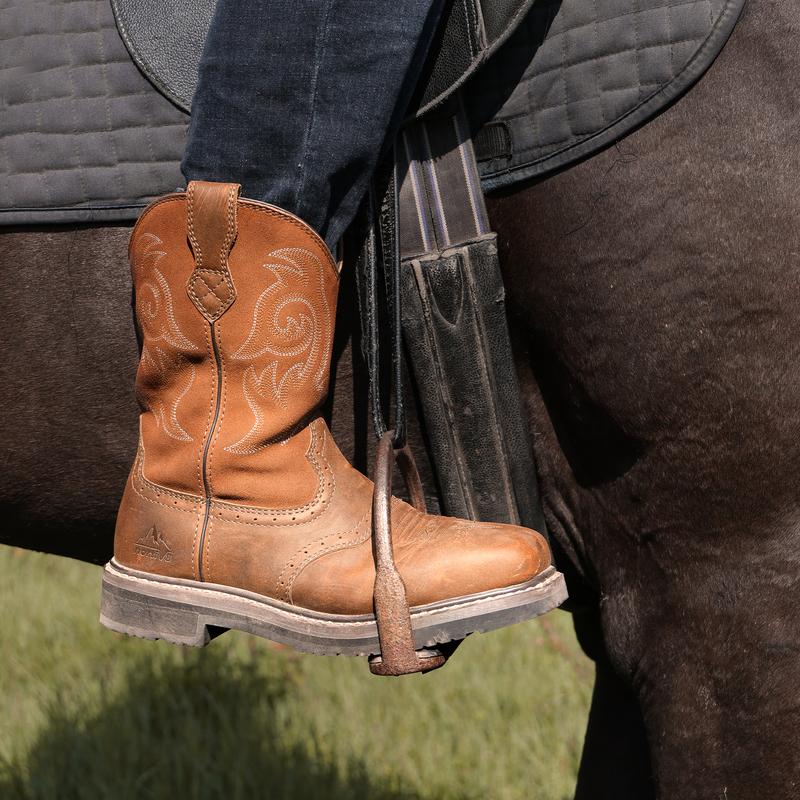 NORTIV 8 Steel Toe Cowboy Boots For Men