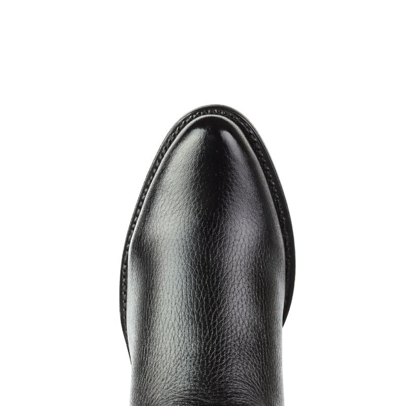 MEN'S DUBAI TOE MARCO Black Leather Zip Boots