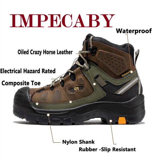 Waterproof Composite Toe  Work Boots