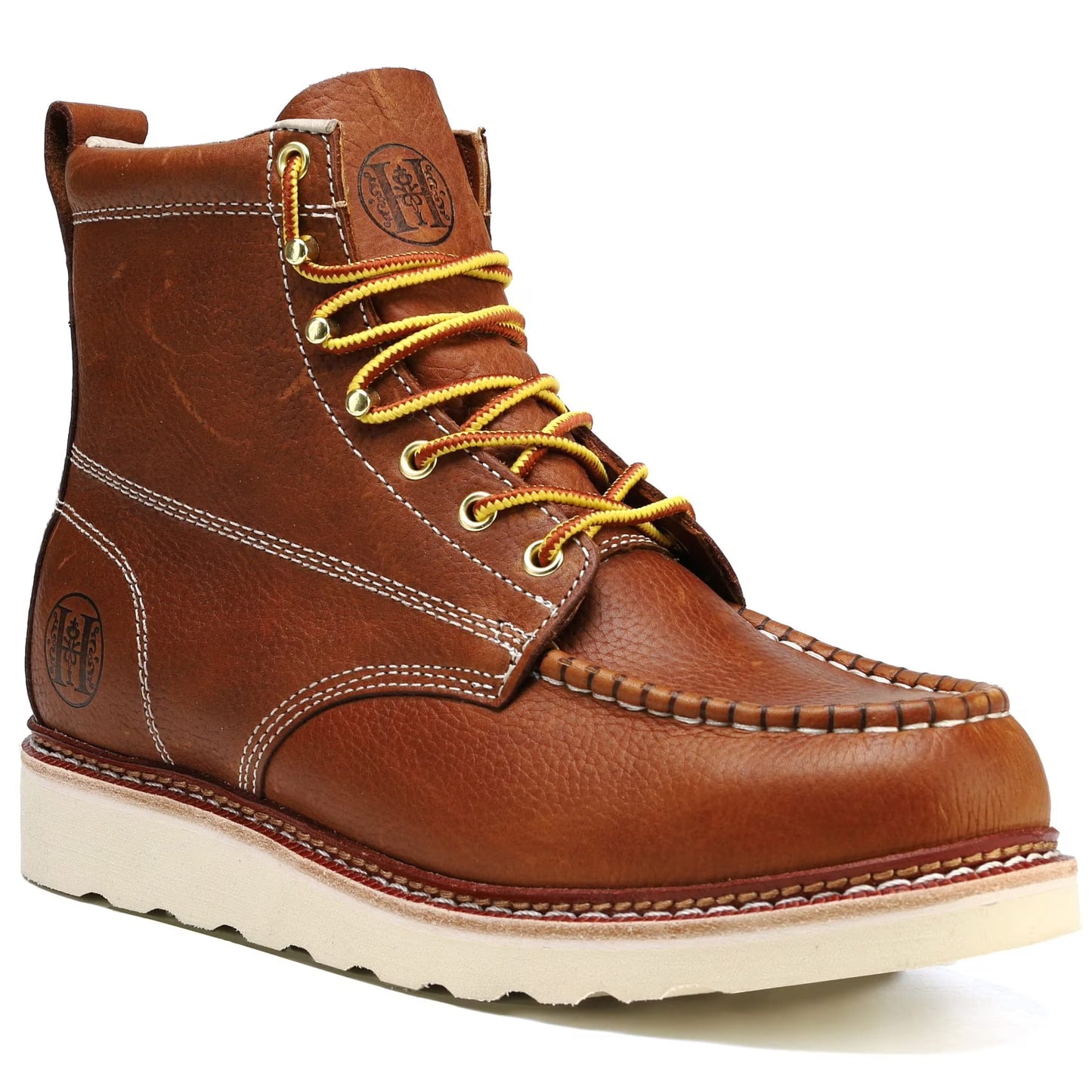 Waterproof Moc Toe Work Boots For Men