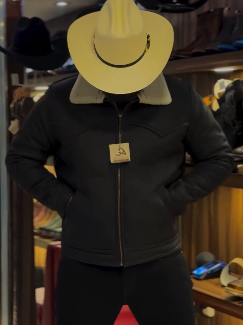 Outlaw Edge Leather Jacket – Black  Western Style