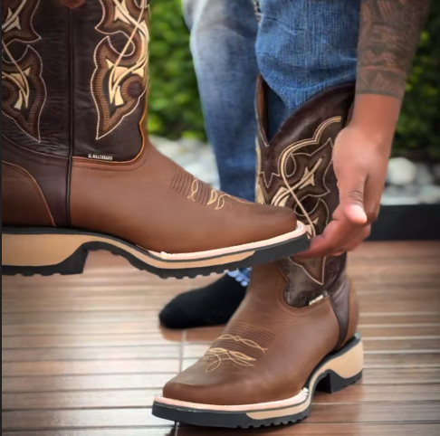Men's Western Cowboy Boots – Square Toe