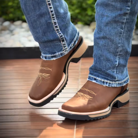 Men's Western Cowboy Boots – Square Toe