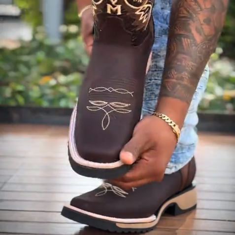 Men's Western Cowboy Boots – Square Toe